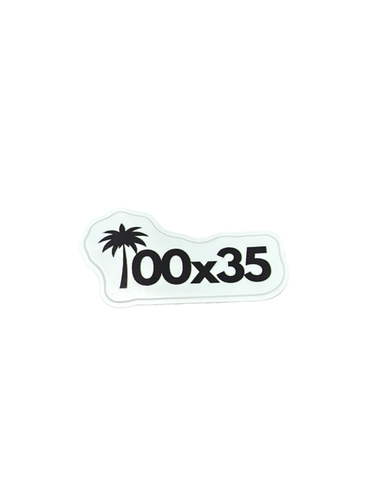 100x35 Palm Sticker