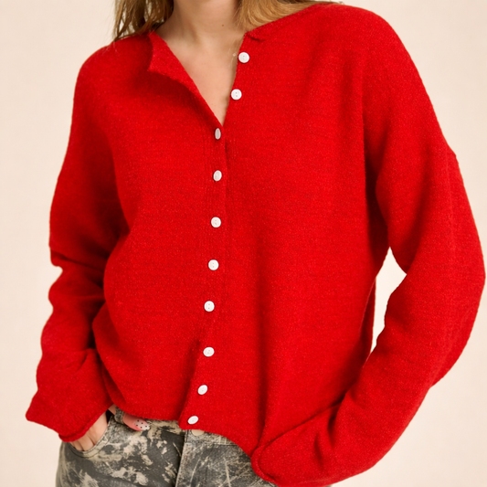 Cozy Button Up Cardigan